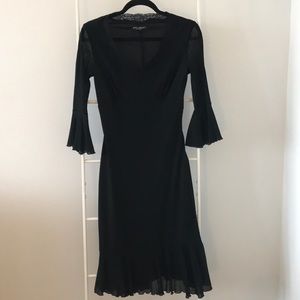 Betsy Johnson Flirty black cocktail dress